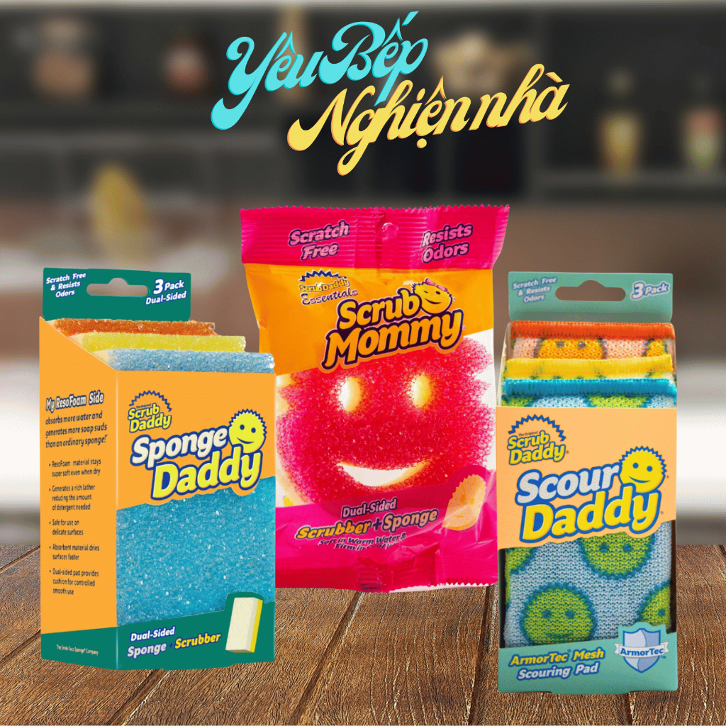 [HCM] Scrub Daddy Essential Sponge Daddy
