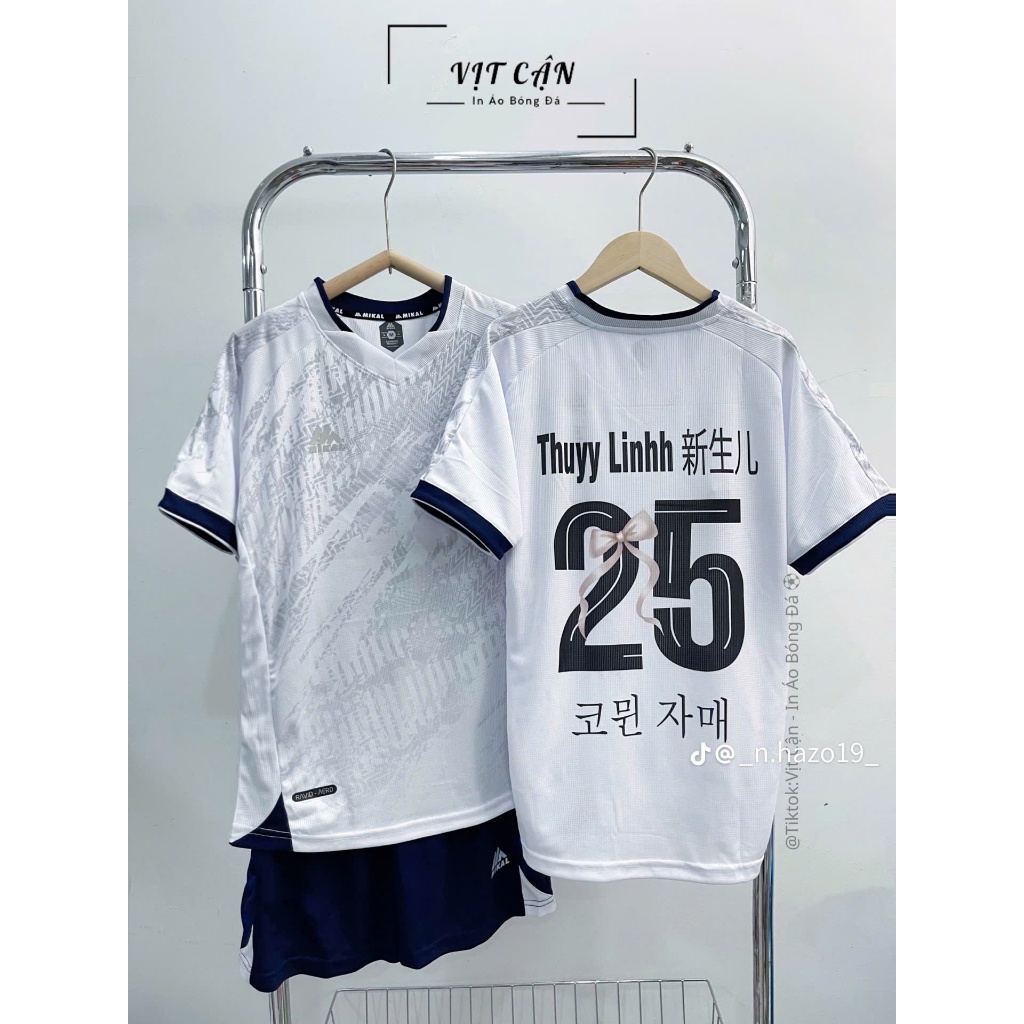 Thuy CuTe Shop - MK Ravid ชุดกีฬาสําหรับบุรุษและสตรีสีขาว Cool Elastic สําหรับออกไปเล่นกีฬาในทุกขนาด