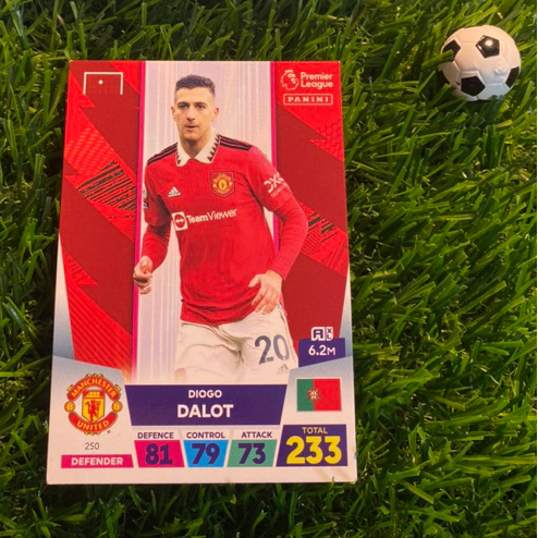 [ ของแท้ ] - PANINI AXL EPL 2023 - DIOGO DALOT (MANCHESTER UNITED)