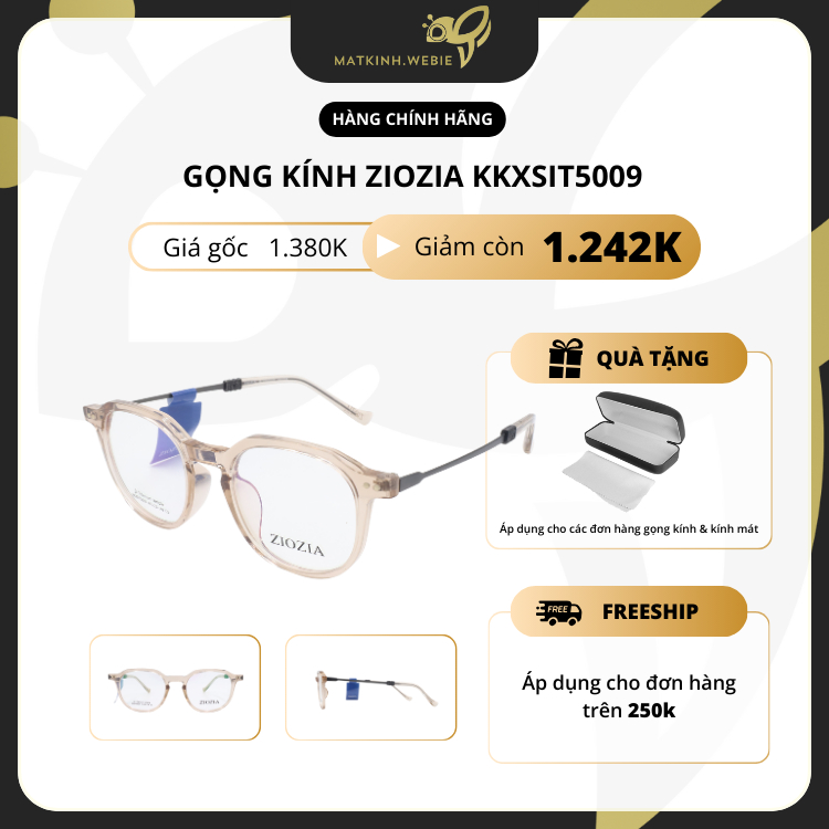 กรอบแว่นตา Ziozia KKXSIT5009 - สินค้าของแท้