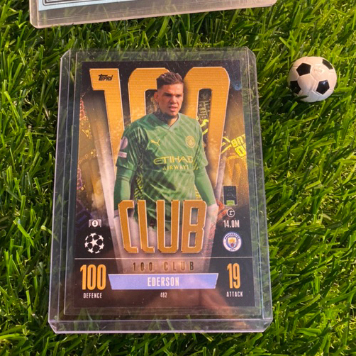 [ ของแท้ ] - 100 CLUB - TOPPS MATCH ATTAX 2024 - EDERSON (MANCHESTER CITY)