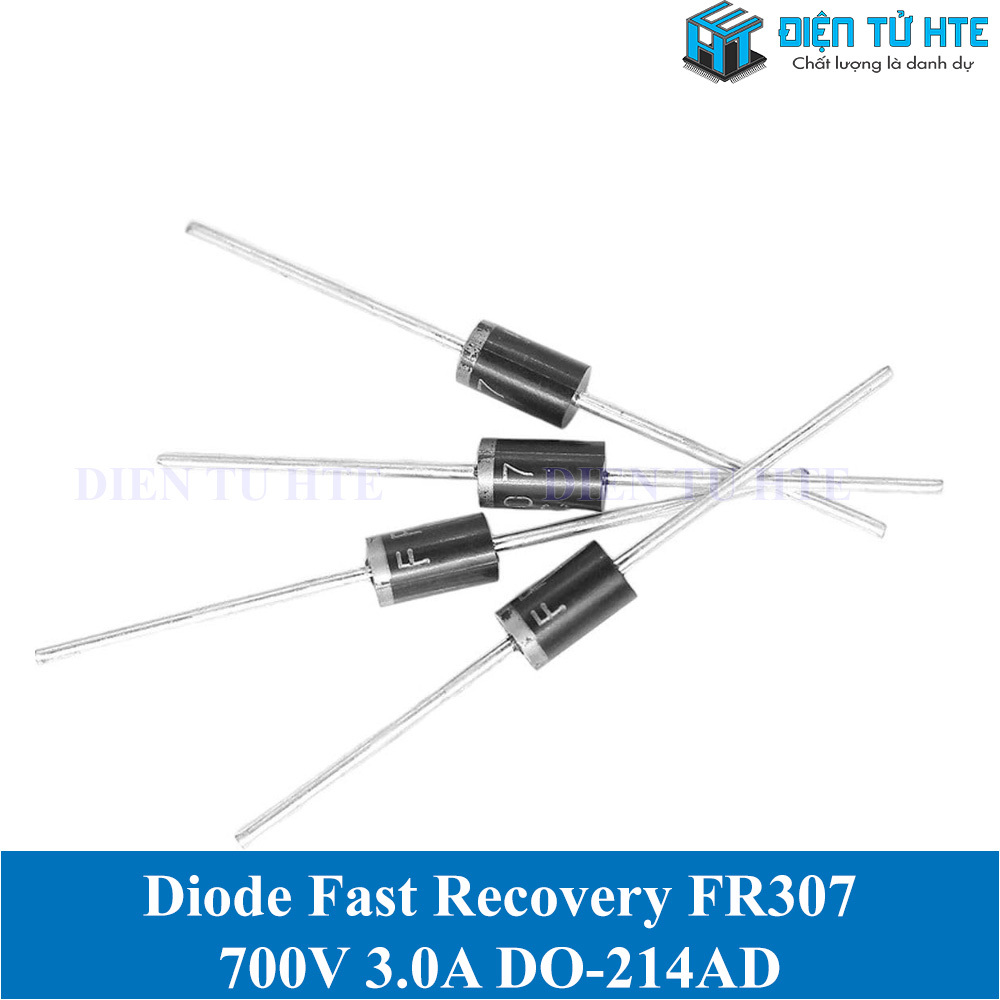ชุดไดโอดการกู้คืนเร็ว 10 ชิ้น FR307 700V 3.0A MIC DO-214AD