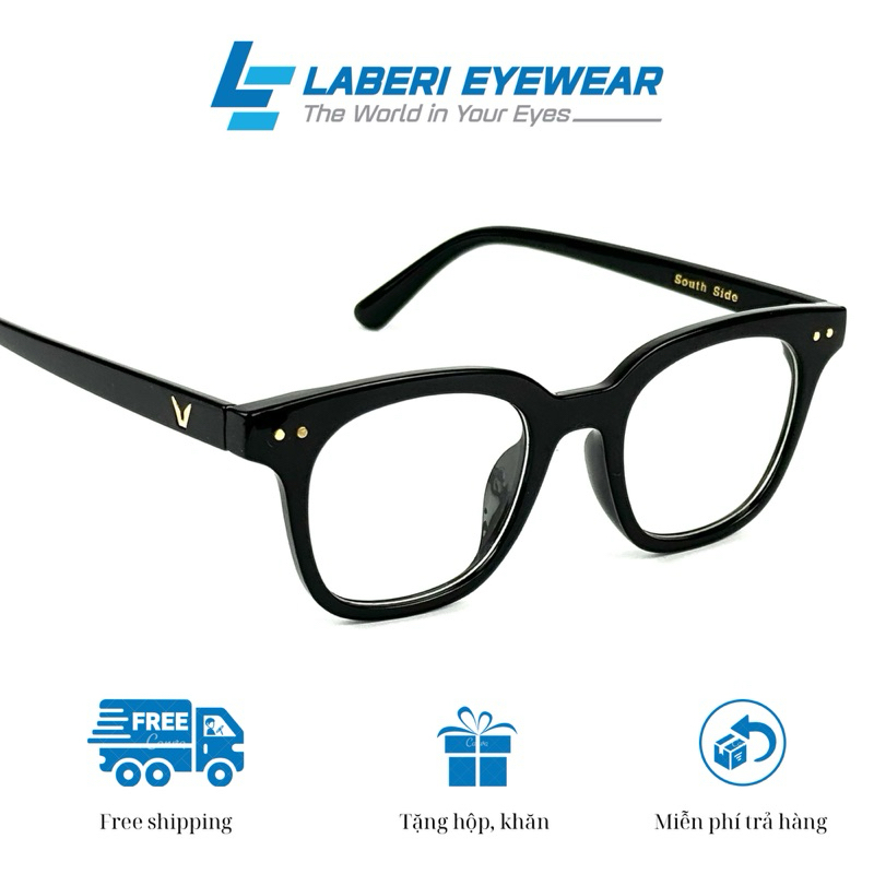 LABERI eyewear แฟชั่น กรอบแว่นใกล้ปลอมรูปตัว V ตาเหลี่ยม วัสดุพลาสติกสไตล์เกาหลี MS 31
