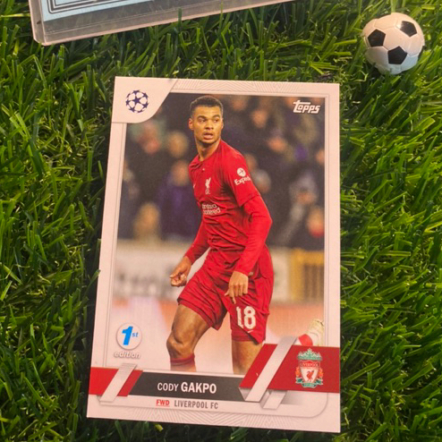 [ ของแท้ ] - 1ST - TOPPS UCC 2023 - CODY GAKPO (LIVERPOOL)