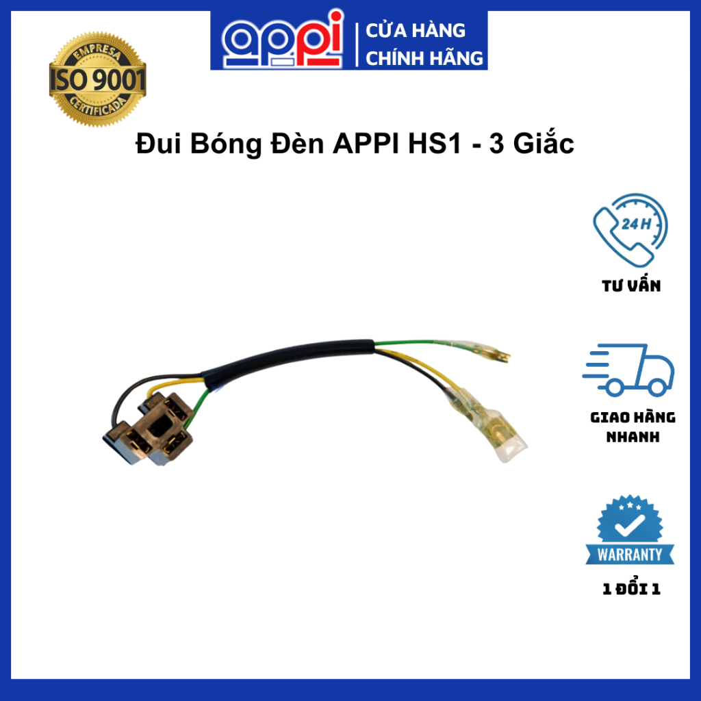 ที่ใส่หลอดไฟ H4 | หางบอล HS1 สําหรับ Yamaha, Suzuki ของแท้ Appi racing 3C1