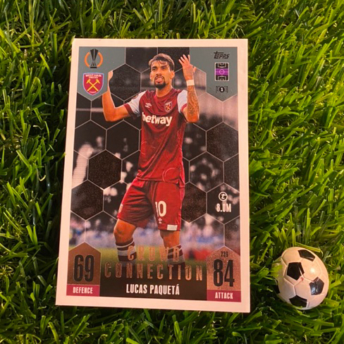 [ ของแท้ ] - CROWD CONNECTOR - TOPPS MATCH ATTAX EXTRA 2024 - LUCAS PAQUETA (WEST HAM)