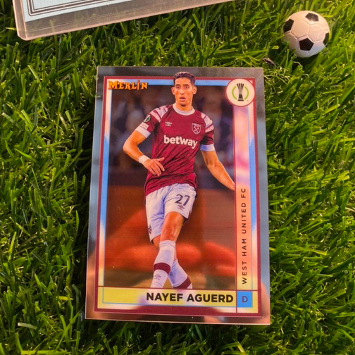 [ ของแท้ ] - TOPPS MERLIN 2023 - NAYEF AGUERD (WEST HAM)