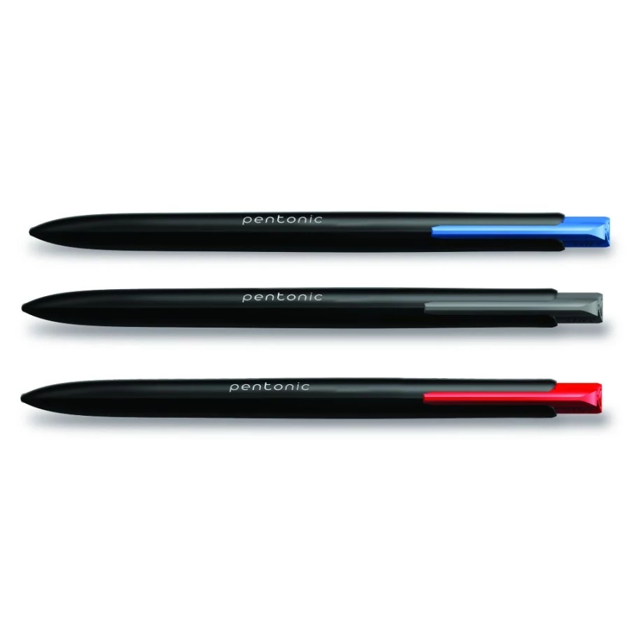 กล่อง 10 LINC PENTONIC SWITCH Ball Point Pen 0.7mm Nib หมึกสีน้ําเงิน/แดง/ดํา