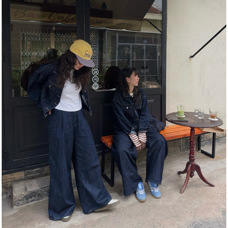 เสื้อแจ็คเก็ตยีนส์ผู้หญิง - Aufra studio