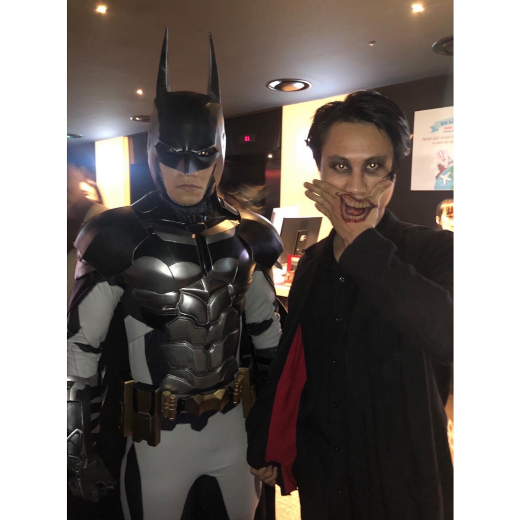 Joker tattoo ฮาโลวีนยิ้มปากสัก 15x21cm