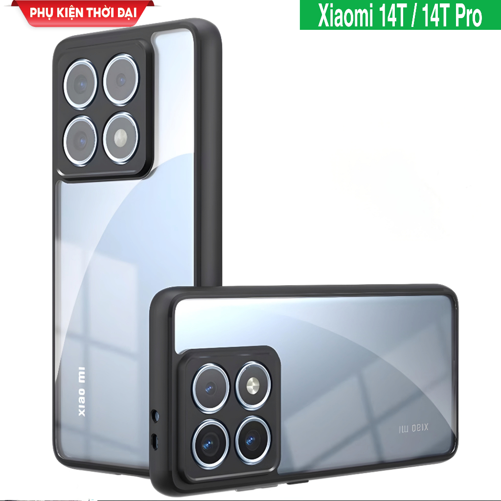 เคส Xiaomi 14T / 14T Pro / 15T / 15T Pro พร้อมด้านหลังแบบใสสปอร์ตแฟชั่น