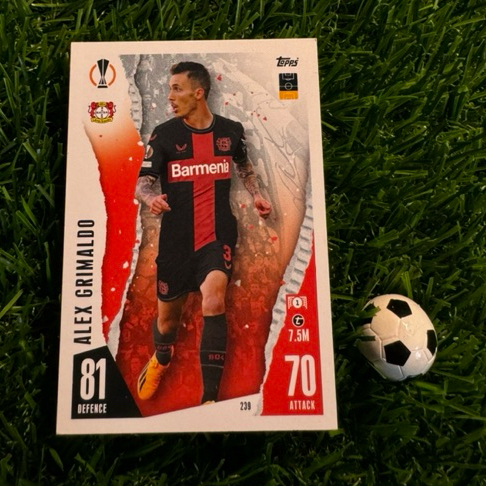 [ ของแท้ ] - TOPPS MATCH ATTAX 2024 - ALEX GRIMALDO (BEYER 04 LEVERKUSEN)