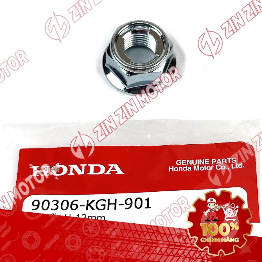 Vario 160 12MM แท้ น็อตบอลหน้า 90306-KGH-901 - ZZM