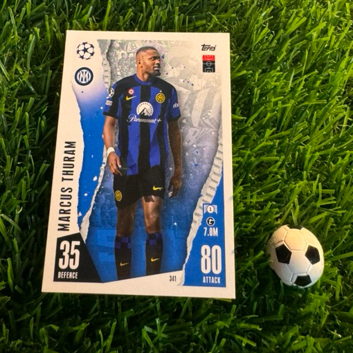 [ ของแท้ ] - TOPPS MATCH ATTAX 2024 - MARCUS THURAM (INTER MILAN)