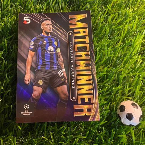 [ ของแท้ ] - MATCHWINNER - TOPPS SUPER STAR 2024 - LAUTARO MARTINEZ (INTER MILAN)