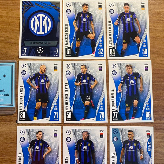 [ ของแท้ ] - FULL SET - TOPPS MATCH ATTAX 2024 - INTER MILAN