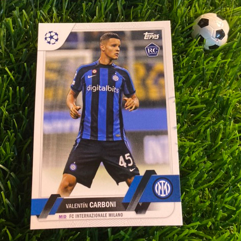 [ ของแท้ ] - RC - TOPPS UCC JAPAN 2023 - VALENTIN CARBONI (INTER MILAN)