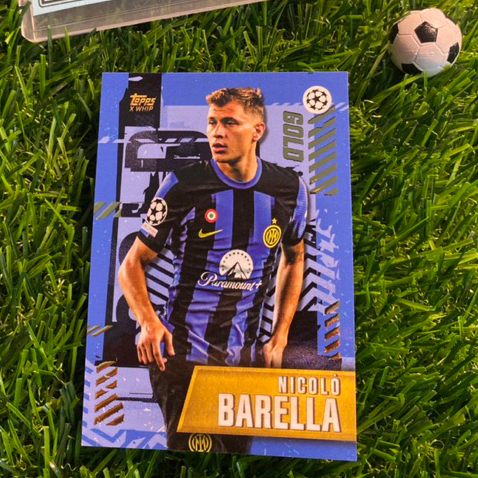 [ ของแท้ ] - GOLD - TOPPS GOLD 2024 - NICOLO BARELLA (INTER MILAN)