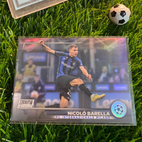 [ ของแท้ ] - REFRACTOR - TOPPS STADIUM 2023 - NOCOLO BARELLA (INTER MILAN)