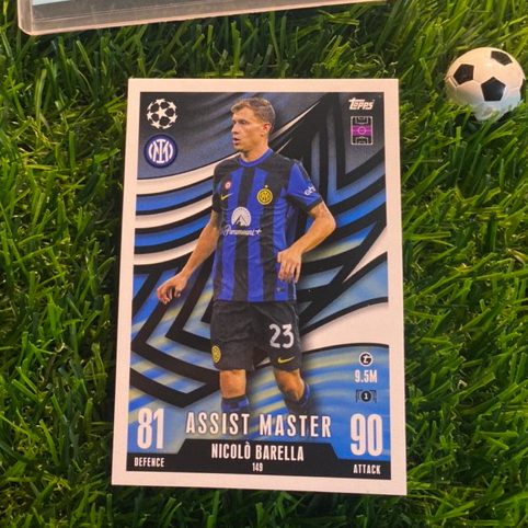 [ ของแท้ ] - ASSIST MASTER - TOPPS MA EXTRA 2024 - NICOLO BARELLA (INTER MILAN)
