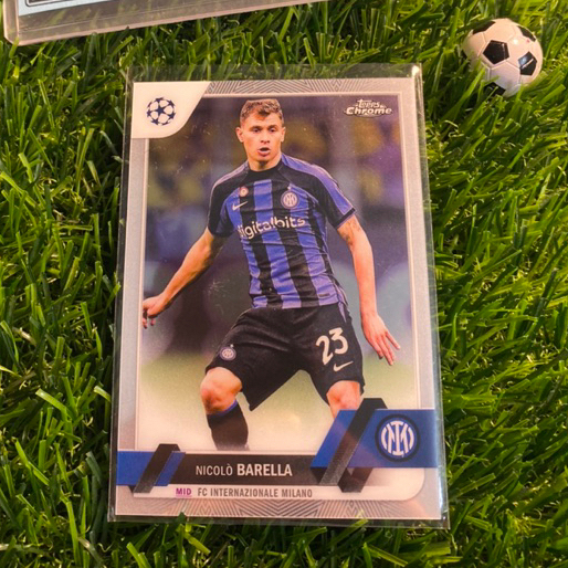 [ ของแท้ ] - TOPPS CHROME 2023 - NICOLO BARELLA (INTER MILAN)
