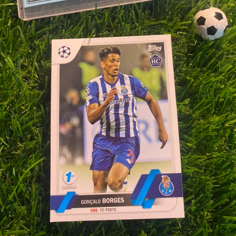 [ ของแท้ ] - 1ST - TOPPS UCC 2023 - GONCALO BORGES (FC PORTO)