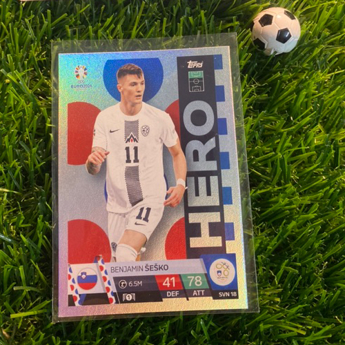 [ ของแท้ ] - HERO - TOPPS MA EURO 2024 - BENJAMIN SESKO (SLOVENIA)