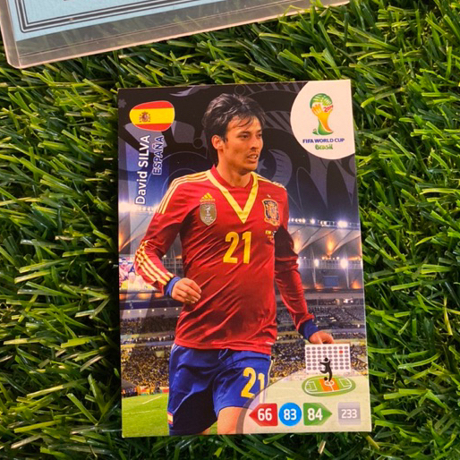 [ ของแท้ ] - PANINI AXL WORLDCUP 2014 - DAVID SILVA (SAIN)