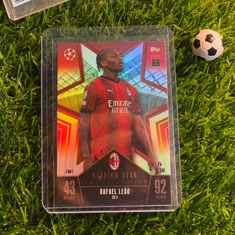 [ ของแท้ ] - LIMITED EDITION - STADIUM STAR - TOPPS MATCH ATTAX 2023/2024 - RAFAEL LEAO (AC MILAN)