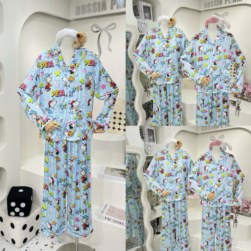 [ใหม่] RUSSIA LONG PYJAMA SET TD SNBPY