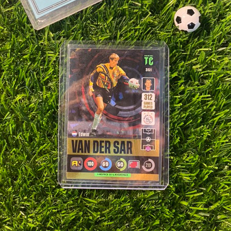 [ ของแท้ ] - HERO LEGEND - PANINI TOP CLASS 2022 - EDWIN VAN DER SAR (AJAX)