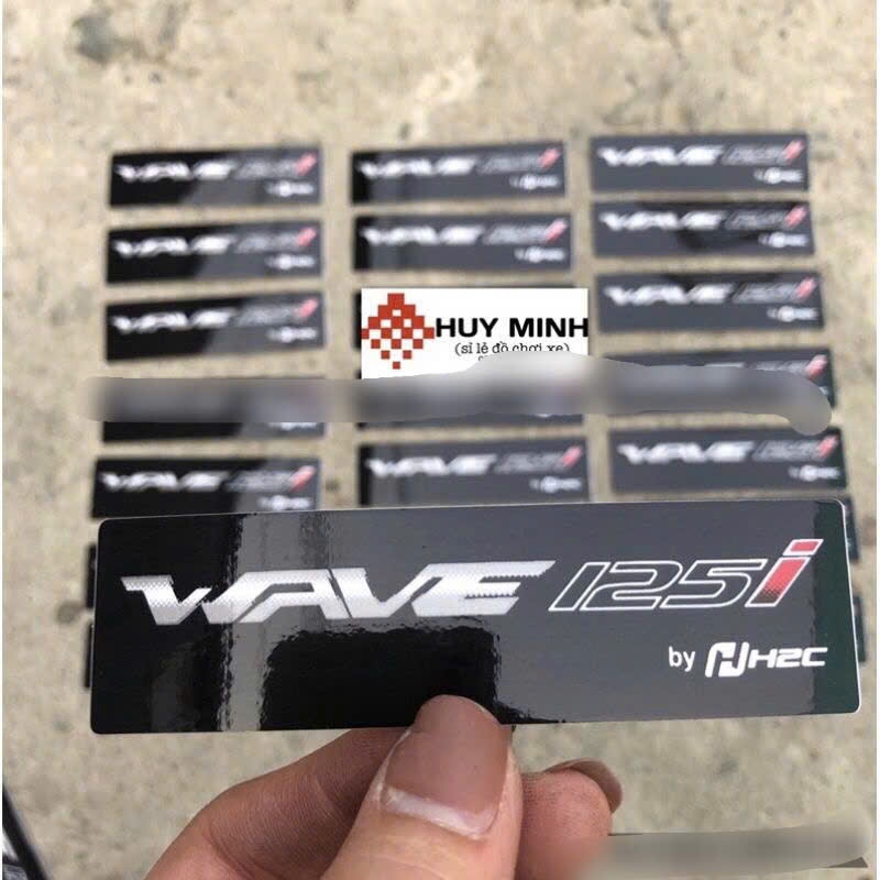 สติ๊กเกอร์ EMPTY - WAVE 125i - H2C - ฝาครอบ STICKY - ยาวนาน - ราคา 1 แสตมป์ (2)