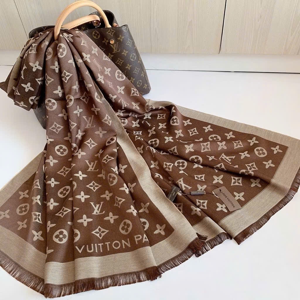 ผ้าพันคอ LV ทําจากผ้าลินิน (KD16)