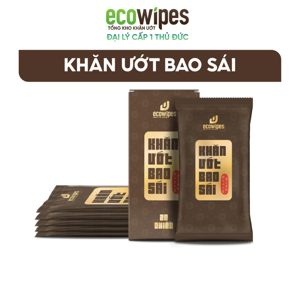 THU DUC WAREHOUSE_กล่องทิชชู่เปียก 20 แพ็คสําหรับแท่นบูชาทําความสะอาด EcoWipes ธูปไม้กฤษณาสําหรับทํา