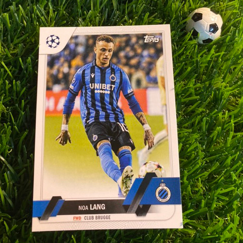 [ ของแท้ ] - TOPPS UCC JAPAN 2023 - NOA LANG (CLUB BRUGGE)