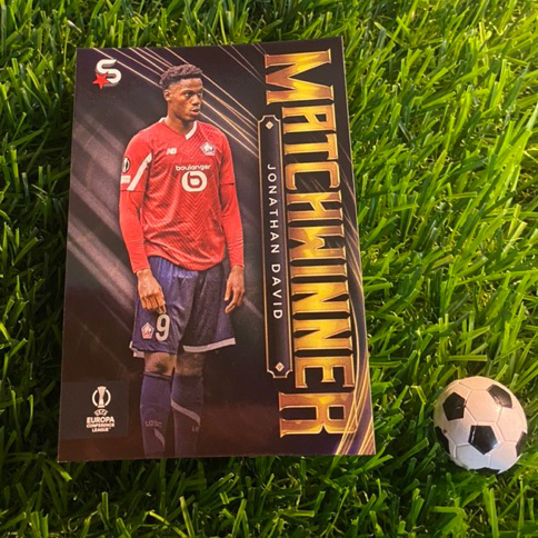 [ ของแท้ ] - MATCHWINNER - TOPPS SUPER STAR 2024 - JONATHAN DAVID (LOSC LILLE)