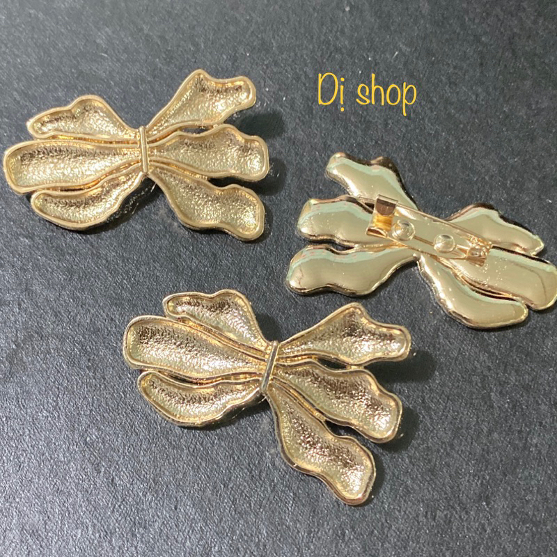 A802_GOLD BRONZE DECORATIVE DRESS TAG SIZE 4.5cm
