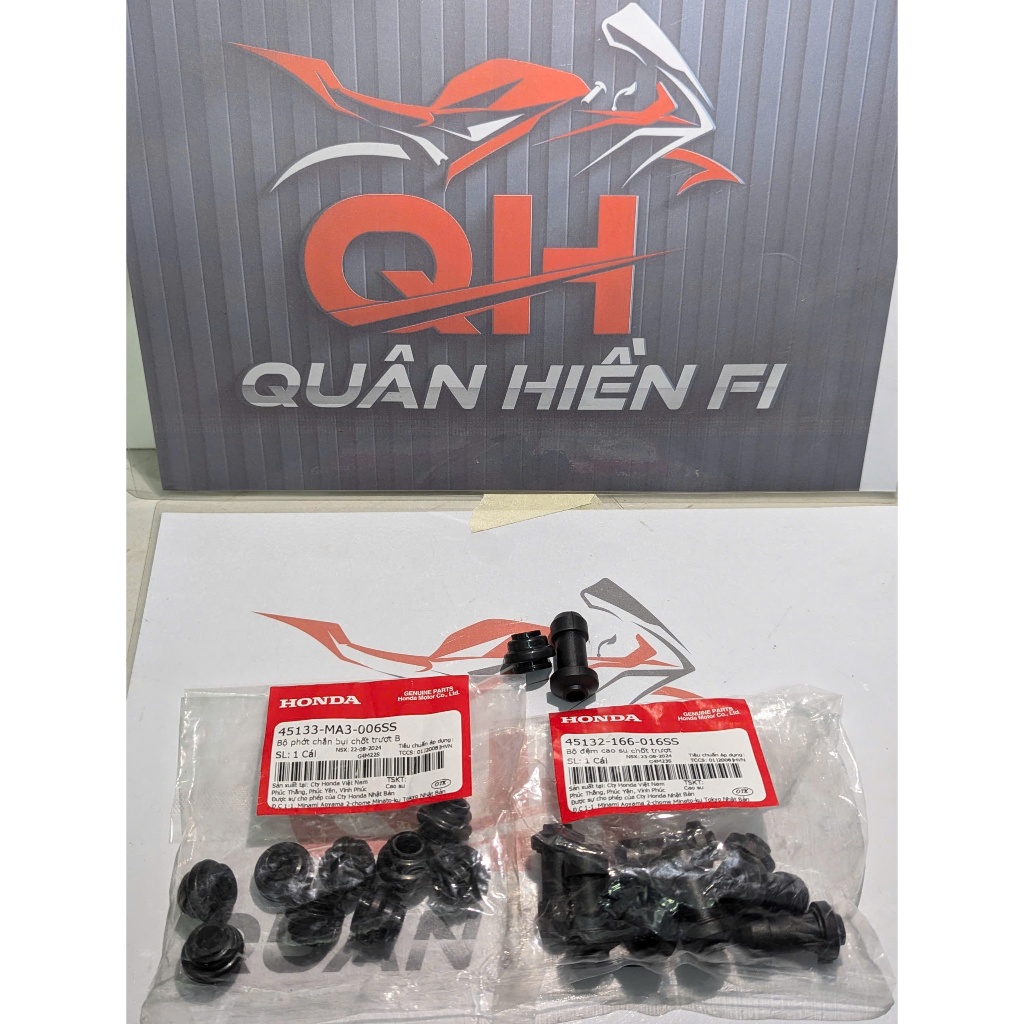 ชุดยางปั้มน้ํามันและแดมเปอร์แท้ HONDA รหัส 45133-MA3-006SS ,45132-166-016SS