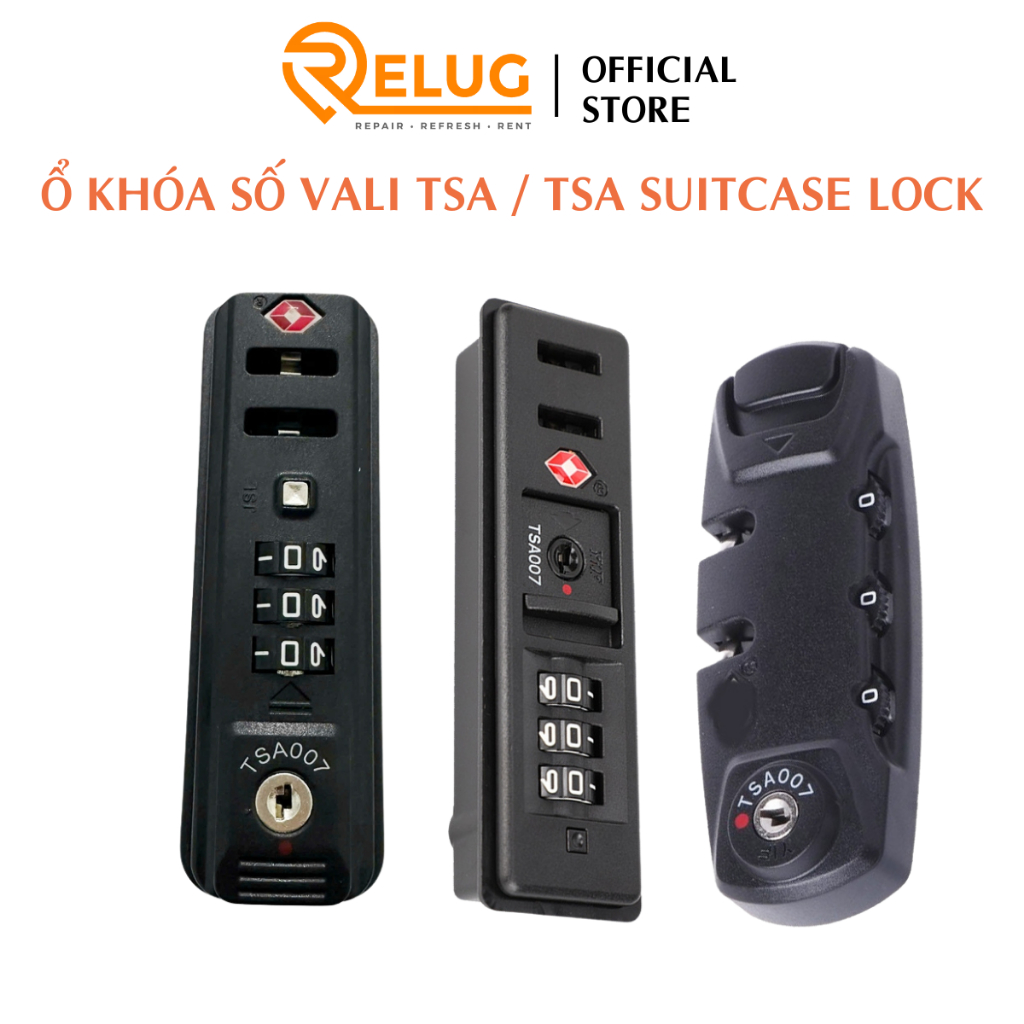 ล็อคดิจิตอลกระเป๋าเดินทาง RELUG TSA ปลอดภัยและปลอดภัยเปลี่ยนบ้านได้ง่าย