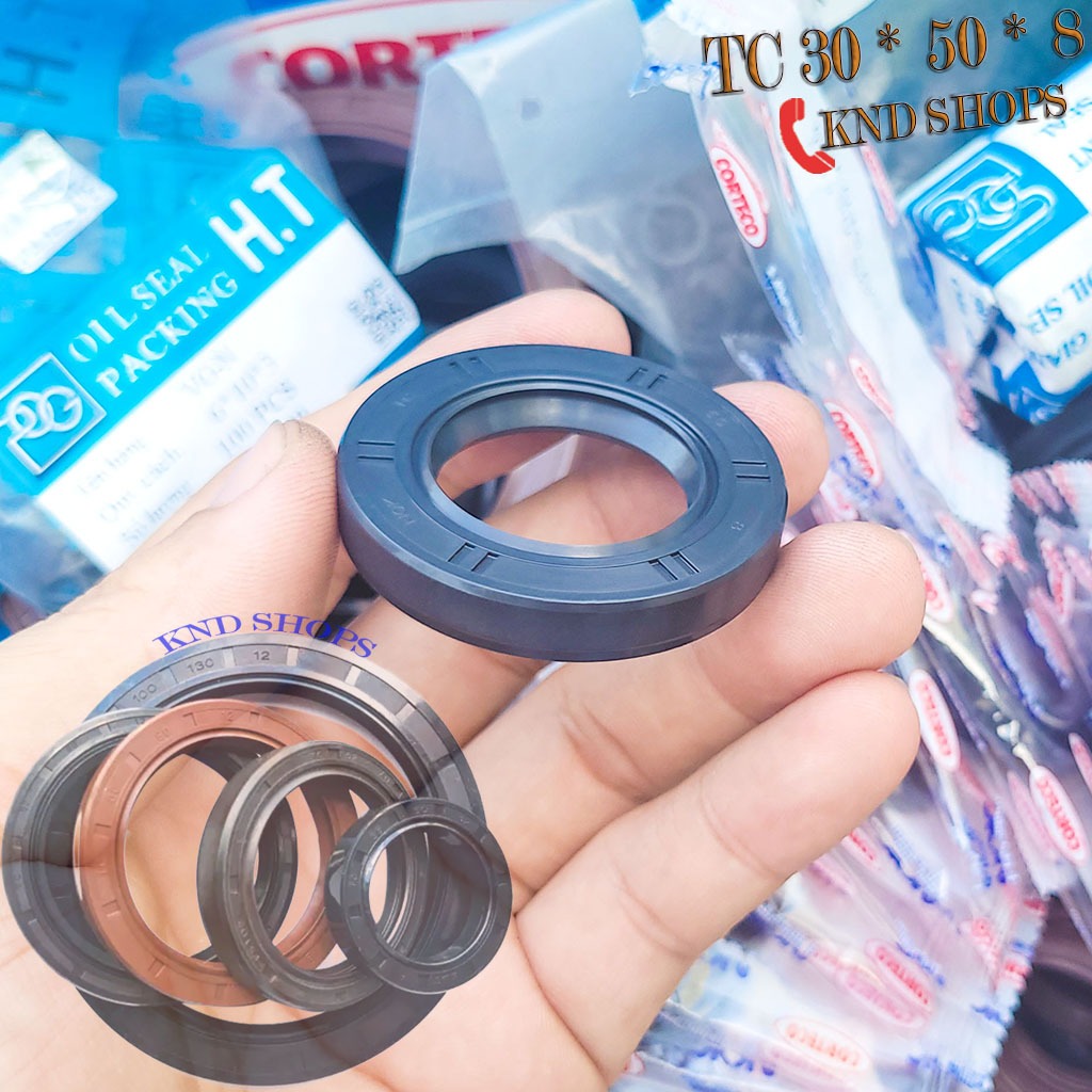 NOK TC ซีลน้ํามัน 30*50*8 (10) | Janite TG 30*50*8 | Viton TC 30*50*5 (10) | SOG TCV/TCN 30*50 ทนแรง