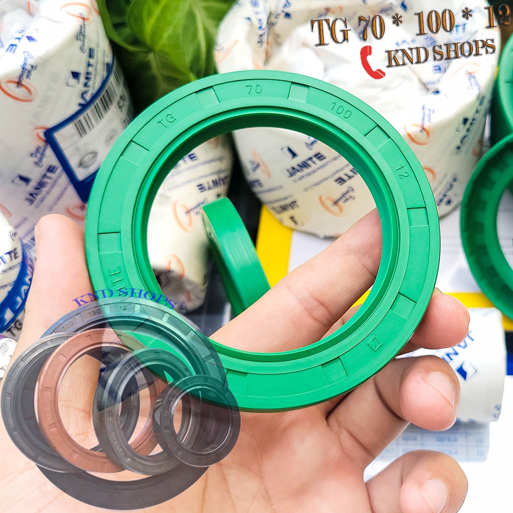 ซีลน้ํามัน NOK TC/Janite TG 70*100*10 (12) & JC TC 70*100*12 | Viton FKM TC 70*100*10 (220 องศาเซลเซ