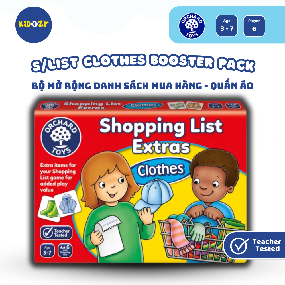 Shopping List ชุดเสื้อผ้าเกมทางปัญญา - Orchard Toys พัฒนาจินตนาการและความจําของเด็ก