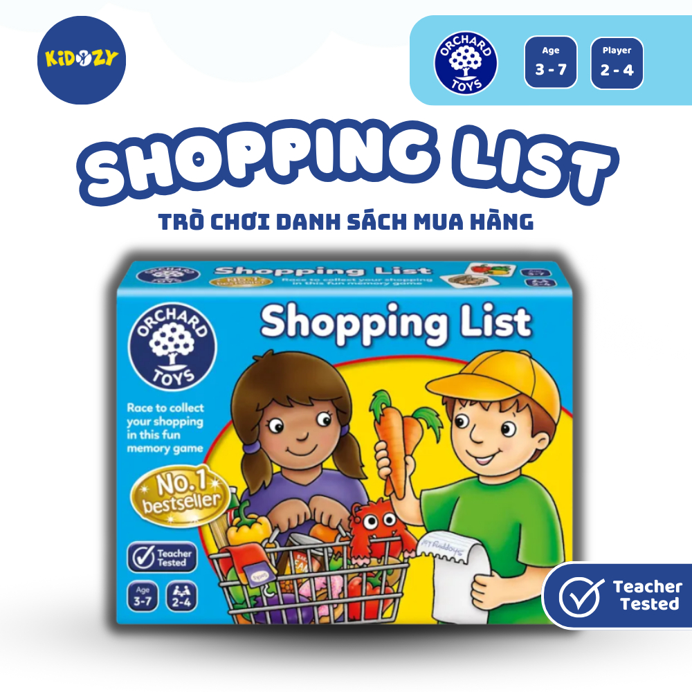 Shopping List เกมทางปัญญา - Orchard Toys ช่วยให้เด็กพัฒนาจินตนาการและความจําความสามารถ