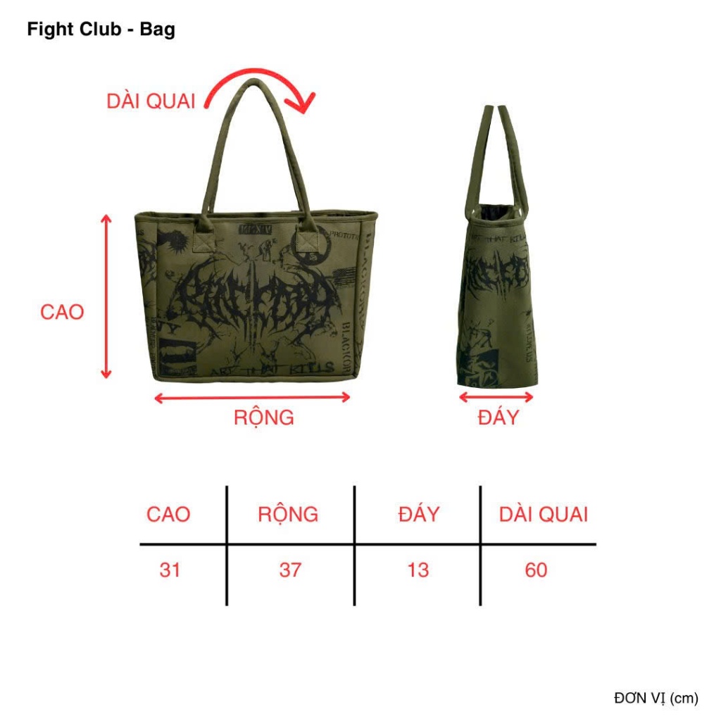 Fight Club totebag - BLACKORP - Unisex