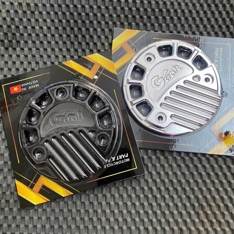 Grcaft ฝาครอบฝาหม้อ CNC สําหรับ wave dream มาพร้อมสกรูลายาสแตนเลส 3 ตัว