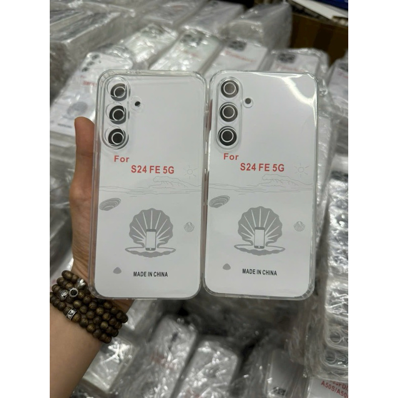 Combo โปร่งใส Samsung S20Fe, Samsung S23Fe, Samsung S21Fe, เคส Samsung S24FE