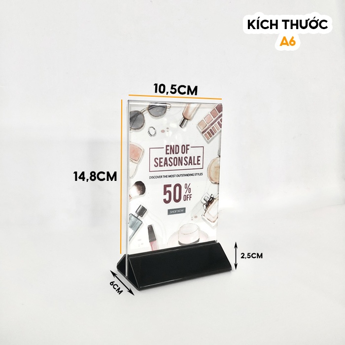 MICA MENU, A4, A5, A6 MICA MENU ฐานสามเหลี่ยม