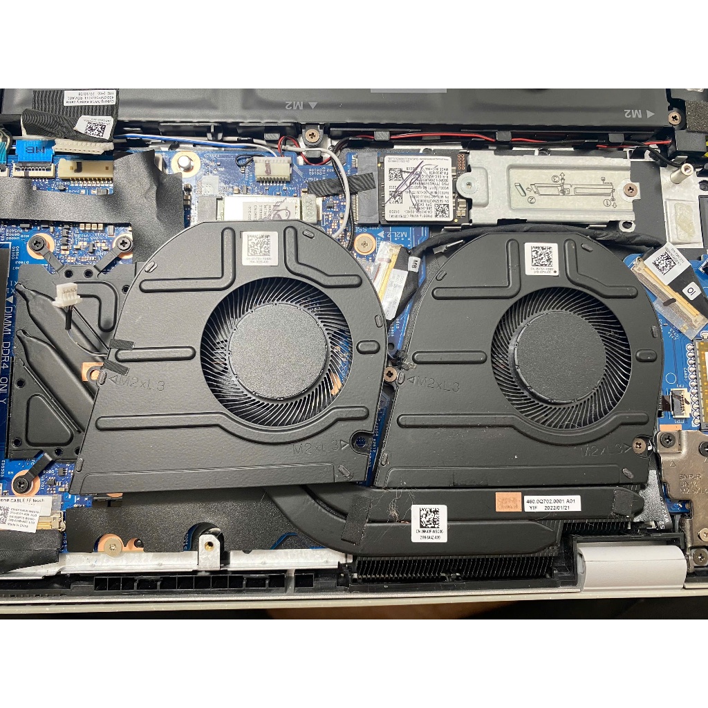 เปลี่ยนพัดลมระบายความร้อนแล็ปท็อป Dell Inspiron 14 5420 5425 รหัส CN - 05V75Y พัดลมใหม่