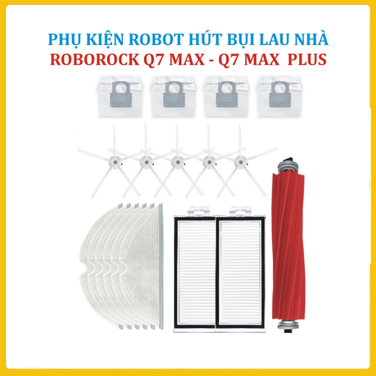 อุปกรณ์เสริมหุ่นยนต์ Xiaomi Roborock Q7 Max, Q7 Max Plus (Q7 Max +)