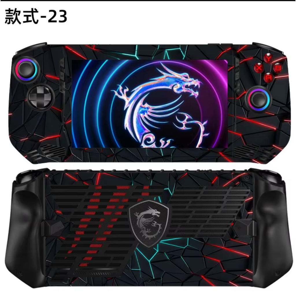 สติ๊กเกอร์ Msi Claw A1M พิมพ์ลายตามใจชอบ | ฟิล์ม 3M |